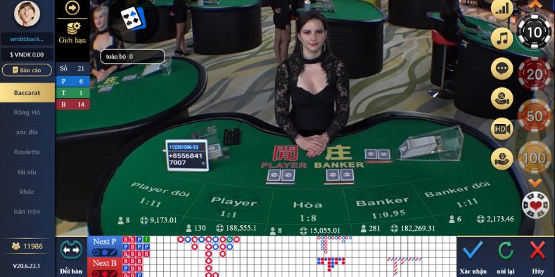 C&ocirc;ng thức đ&aacute;nh baccarat dựa v&agrave;o c&aacute;ch cuốn theo chiều gi&oacute;